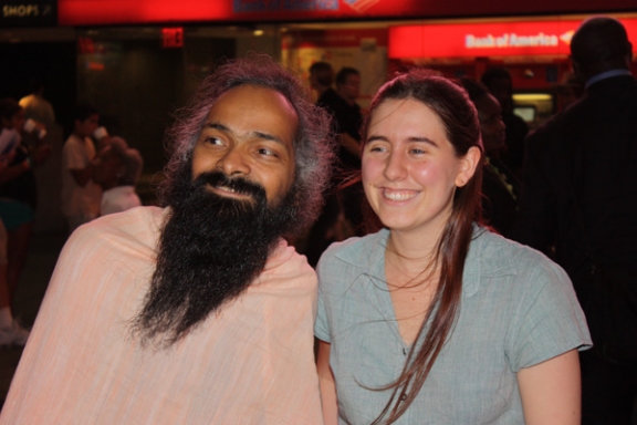 Swami ji & Ramona
