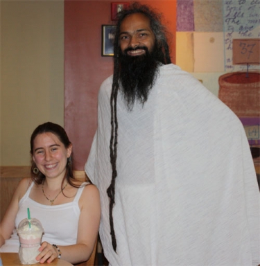 Swami ji & Ramona