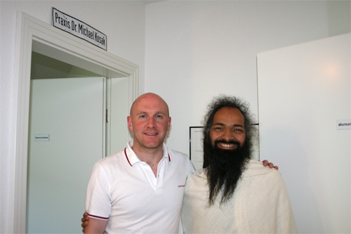 Garrett and Swami Ji