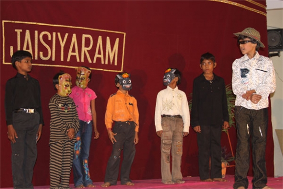 Children performing