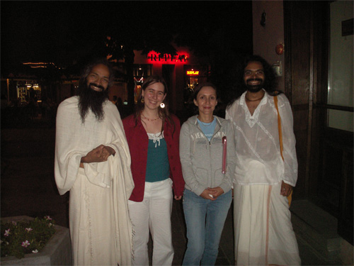 Swami ji with friends