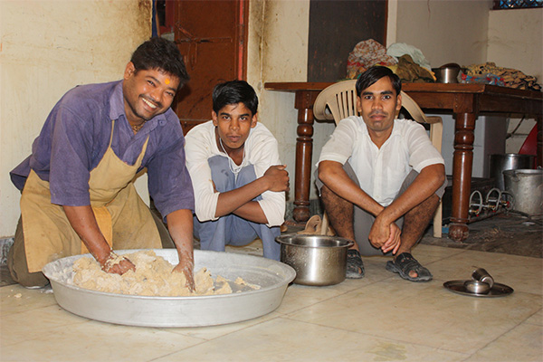 The boys of the Ashram