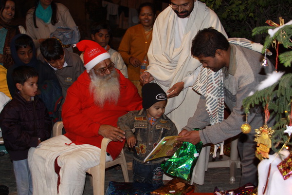 Distributing Christmas Presents
