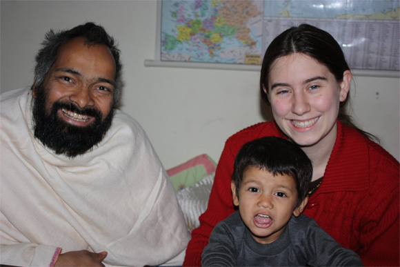 Swami Ji, Ramona and Suraj