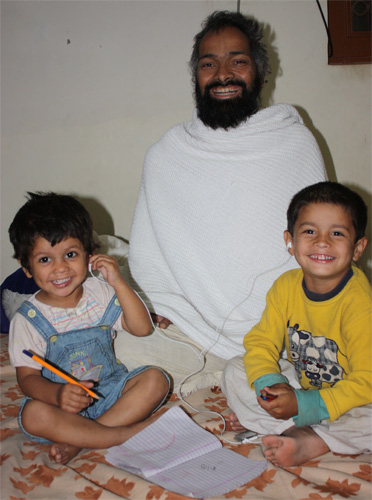 Swami Ji, Suraj and Kanu