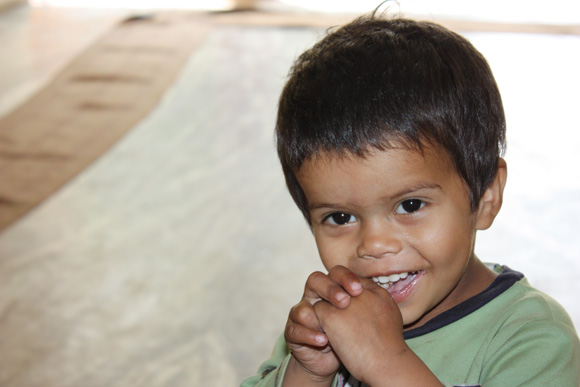 Chhotu at the Ashram