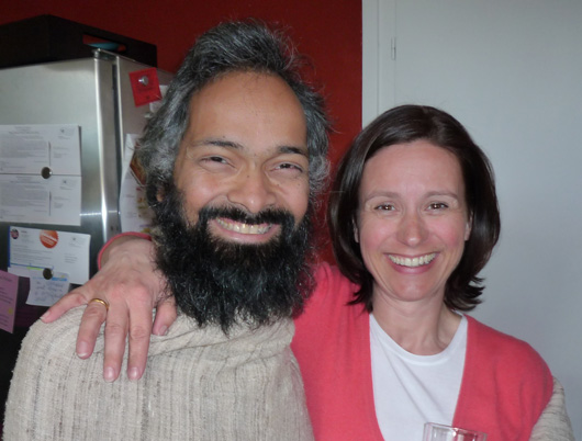 Swami Ji and Annick
