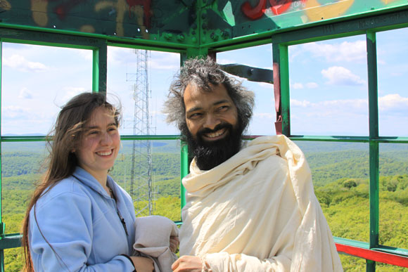 Ramona and Swami Ji on Holiday