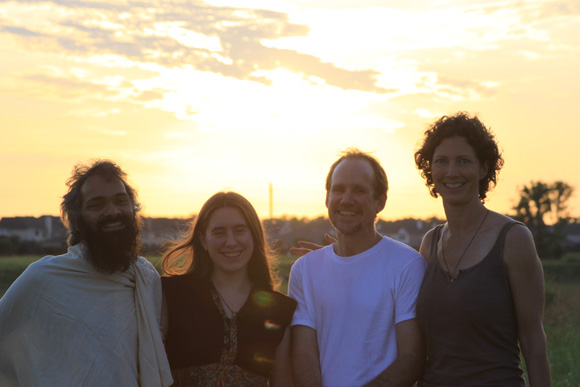 Swami Ji, Ramona, Jeff and Joanne