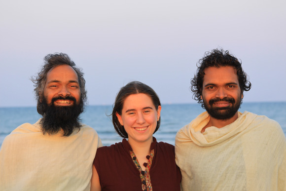Swami Ji, Ramona and Yashendu