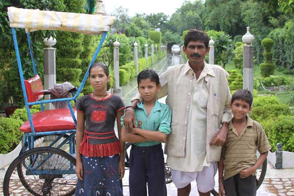 Rajbai and her Family