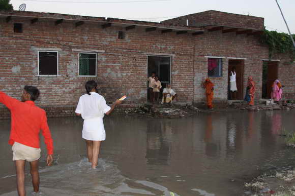 Flood in Vrindavan