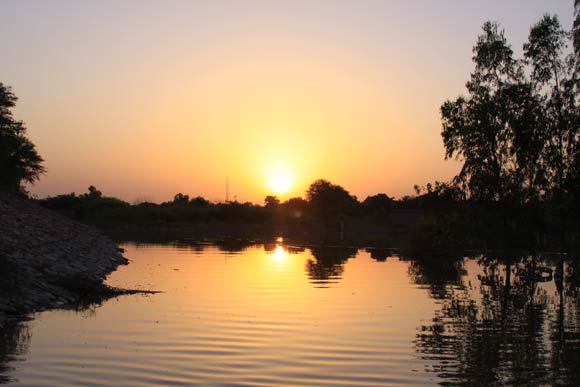 Sunset in Vrindavan