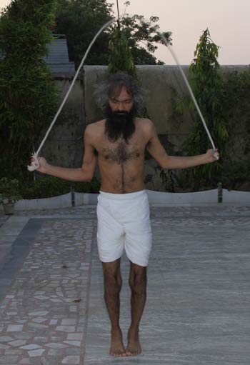 Swami Ji at the Commonwealth Games