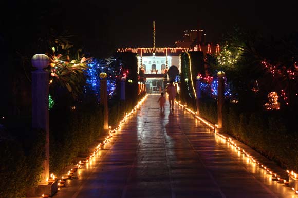 Diwali at the Ashram