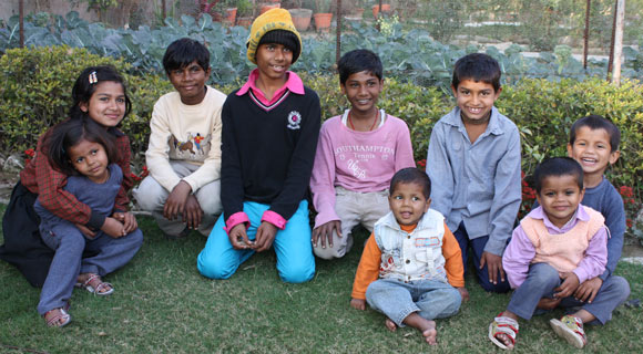 Children in the Garden