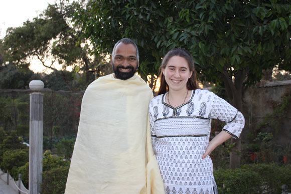Swami Ji and Ramona