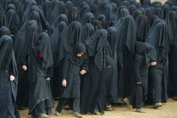 Women in Burqa