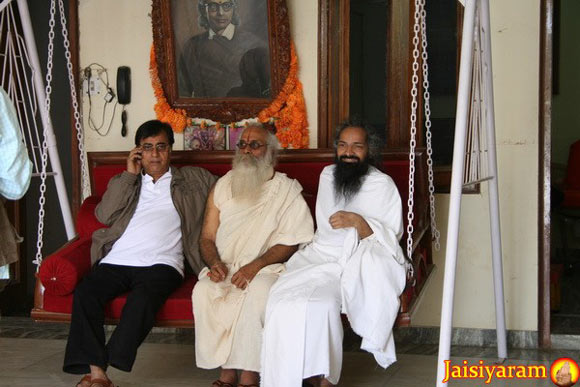 Jagjit Singh at Ashram in Vrindavan