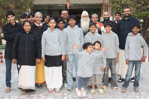 Ashram Family in new Sweaters