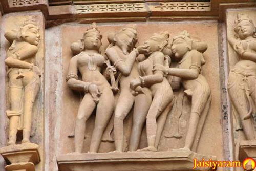 Statues at the Khajuraho Temples