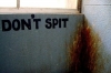Do not spit Sign in India 